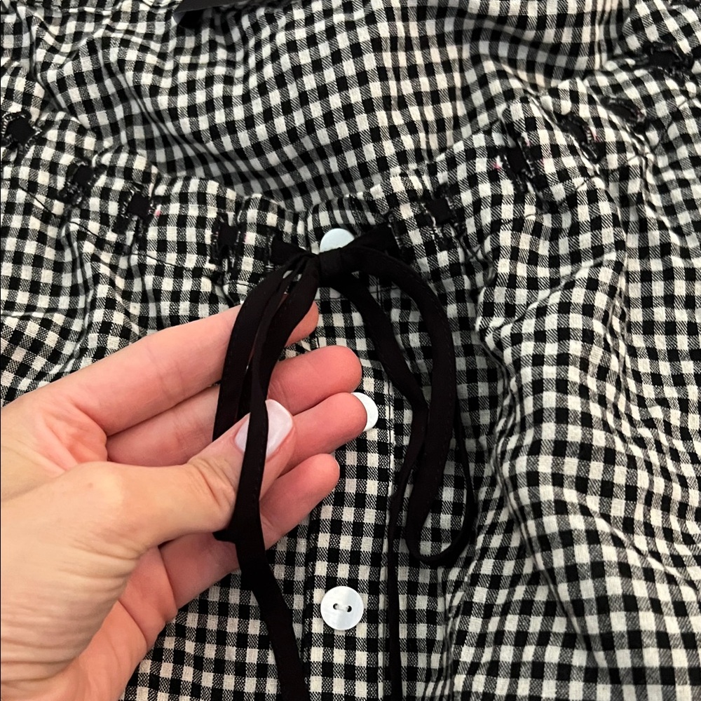 Black and White Gingham set - Picture 6 of 6